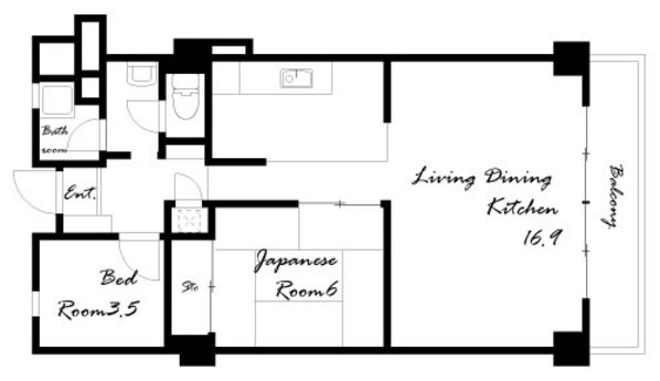 芦屋アーバンライフの物件間取画像